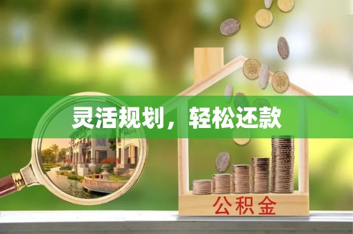 栖霞灵活规划，轻松还款