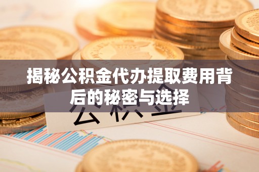 栖霞揭秘公积金代办提取费用背后的秘密与选择