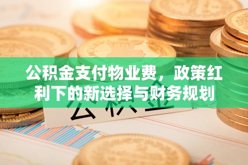 栖霞公积金支付物业费，政策红利下的新选择与财务规划