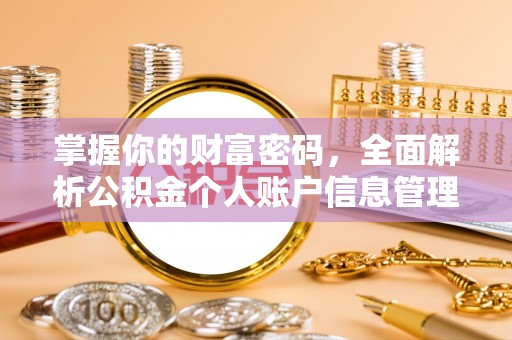 栖霞掌握你的财富密码，全面解析公积金个人账户信息管理