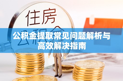 栖霞公积金提取常见问题解析与高效解决指南