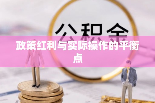 栖霞政策红利与实际操作的平衡点