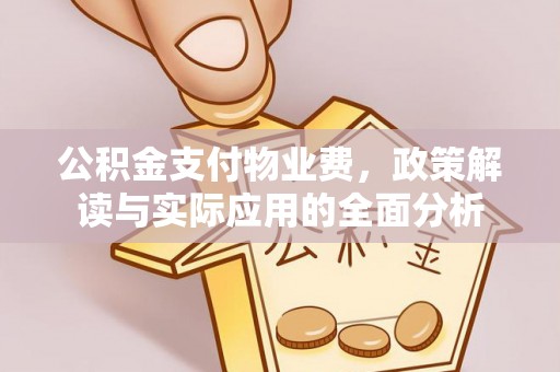 栖霞公积金支付物业费，政策解读与实际应用的全面分析